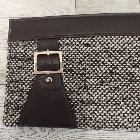 MICHE Classic Shell Roxanne Dark Brown Tweed Great Condition Purse Shell Medium - Picture 8 of 12